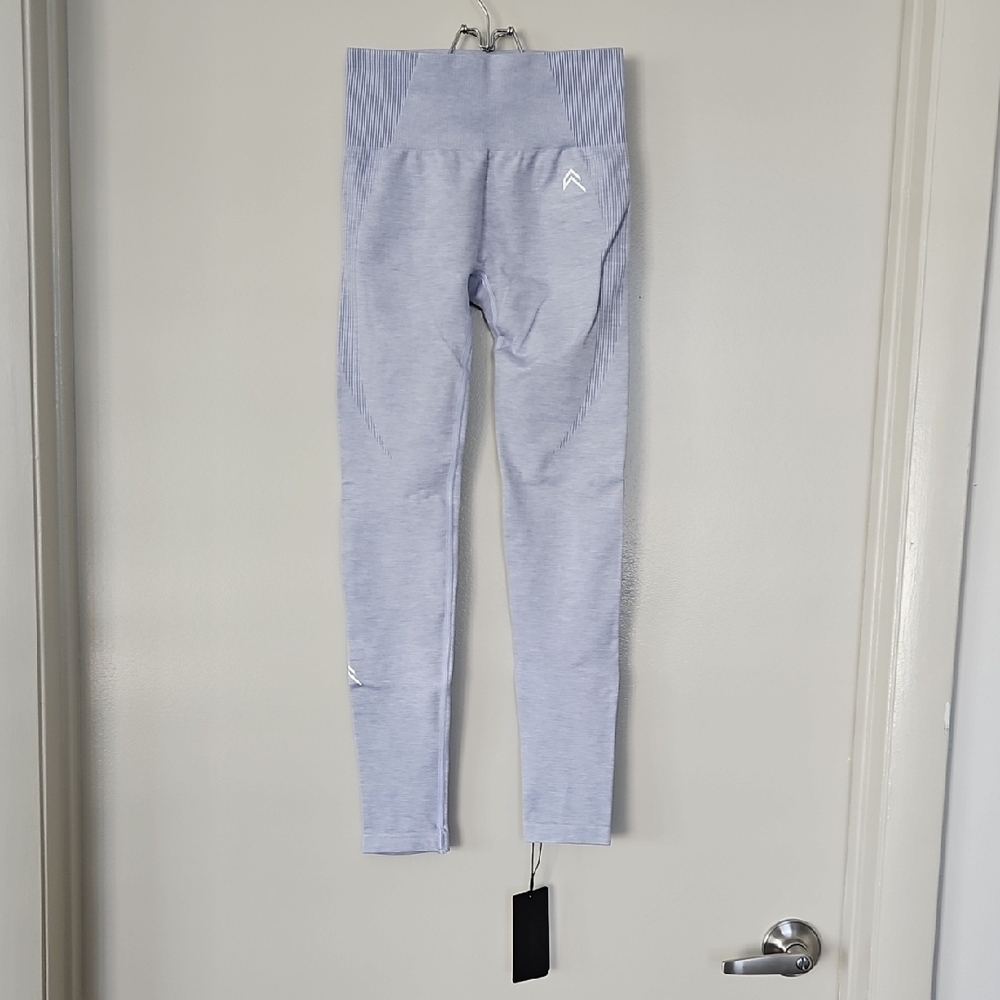 Oner Active Seamless Leggings Ice Gray Marl sz Small Short